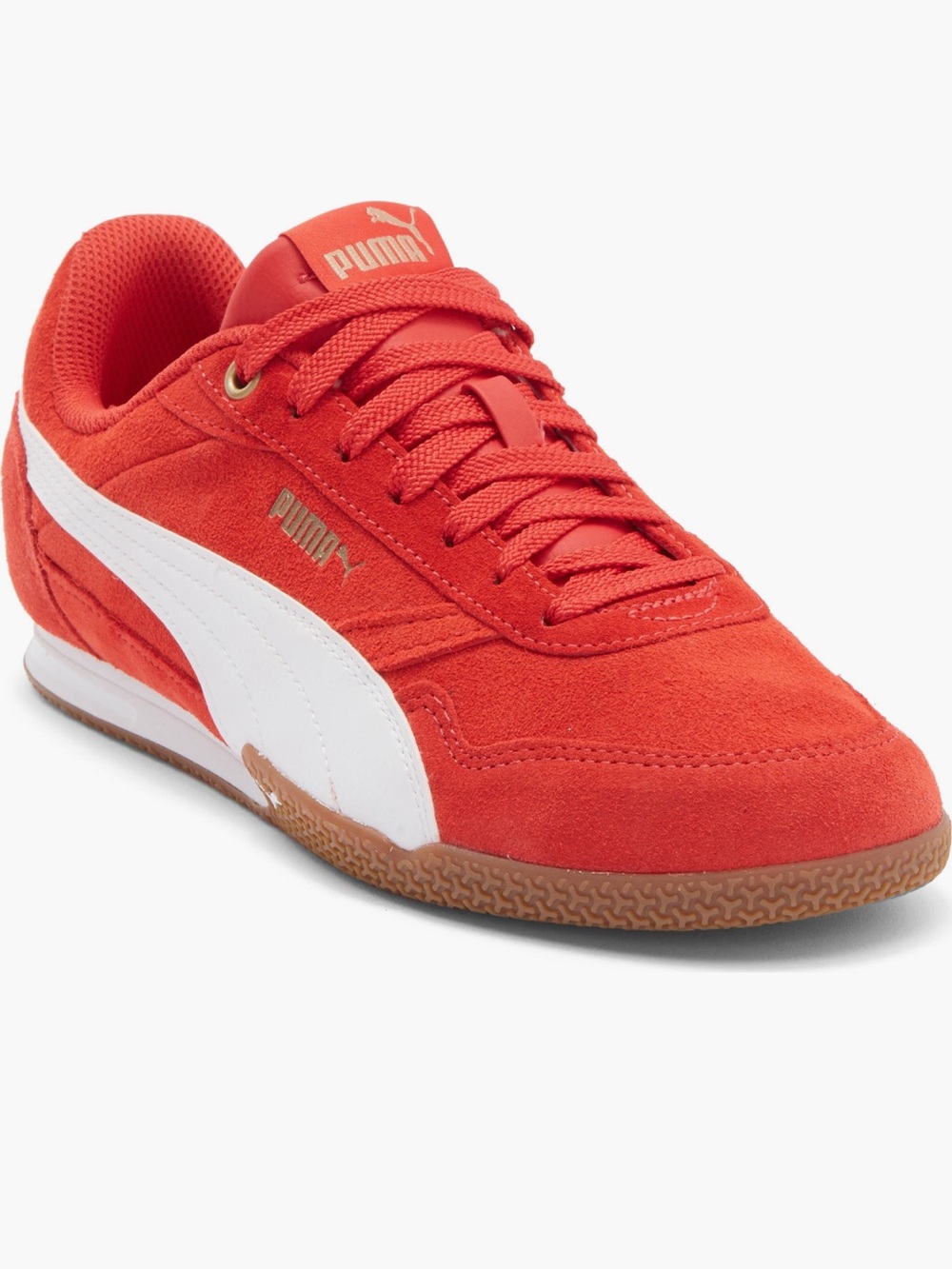 Puma Women’s Bella Donna Red Suede Sneaker